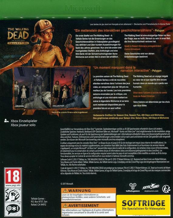 Image du produit Telltale Games Collection The Walking Dead (Xbox One X, Xbox Series X, Multilingue)