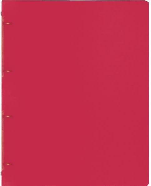 Ring binder Fact!pp A4 16mm 4 rings red (A4, 1 Piece)