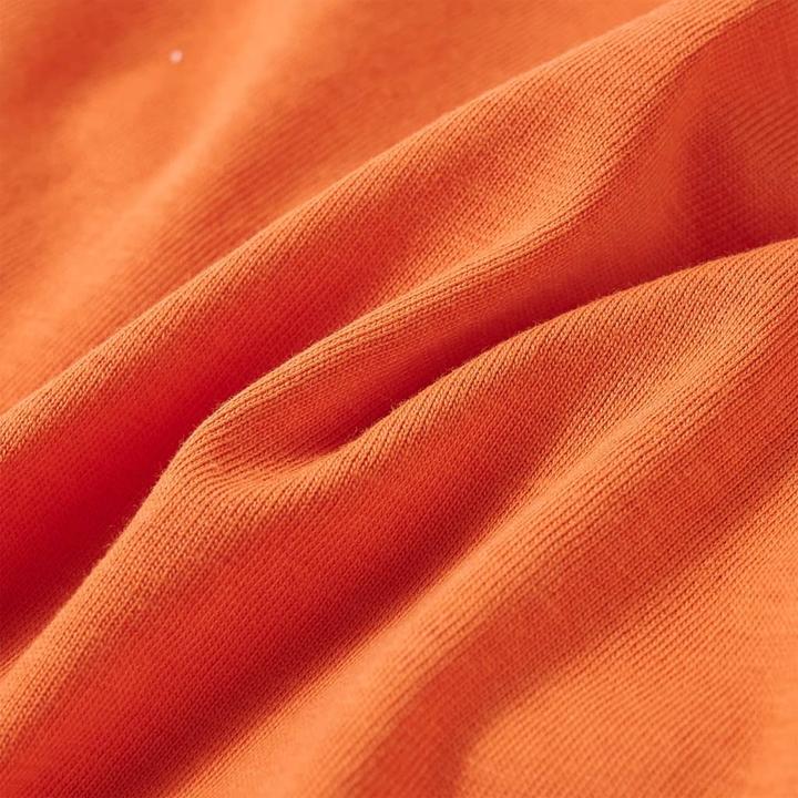 Immagine prodotto VidaXL Camicia da bambino a maniche lunghe arancione scuro 92,Materiale: 100 (92)