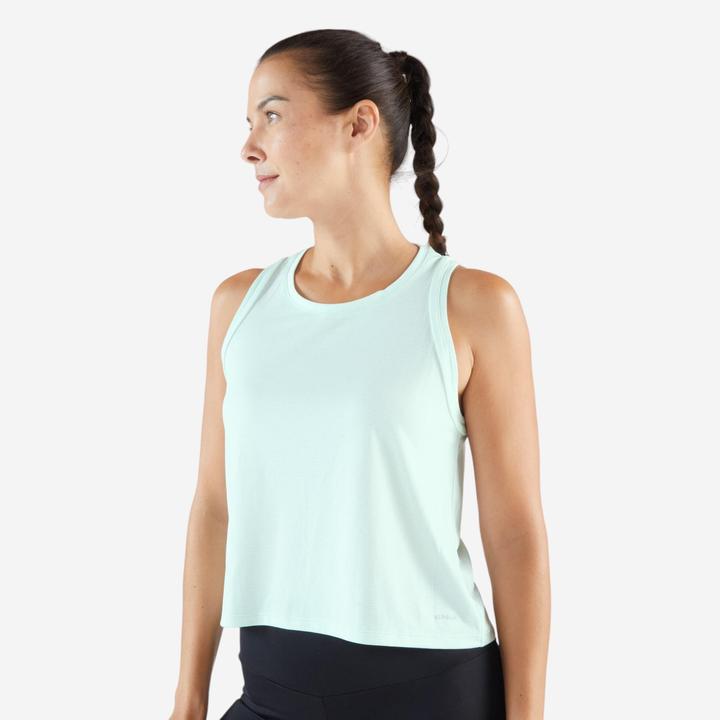 Actual product image Kiprun Lauf-Tanktop kurz Damen atmungsaktiv - Run 500 (L)