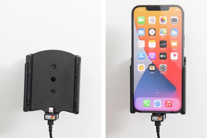 Image du produit Brodit Support actif Apple iPhone 12 Pro Max avec câble USB