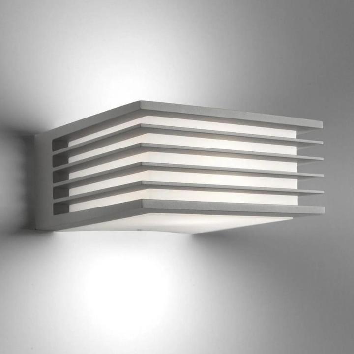 Image du produit Philips myGarden ES Applique murale Shades 42, gris (0 lm, E27, IP44)