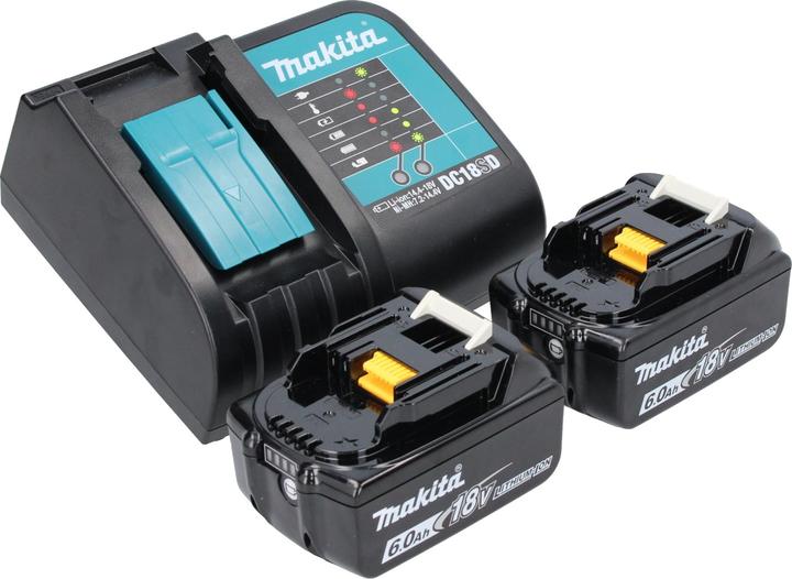 Produktbild Makita DRT 52 SGJ Akku Kantenfräse 18 V 6 mm Brushless + 2x Akku 6,0 Ah + Ladegerät + Makpac
