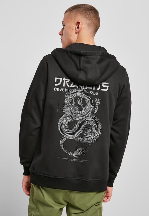 Actual product image Mister Tee Dragons Never Die Heavy Zip Hoody - 132739 (5XL)