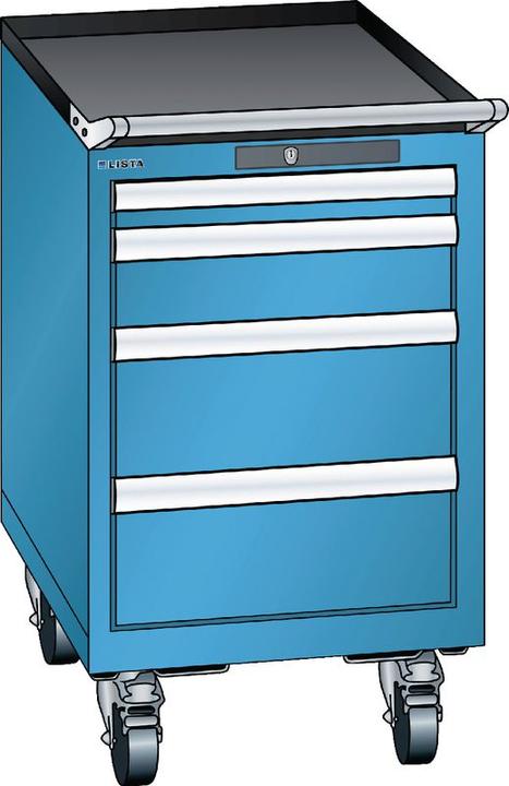 Lista Schubladenschrank fahrbar 18x27 E (112 x)