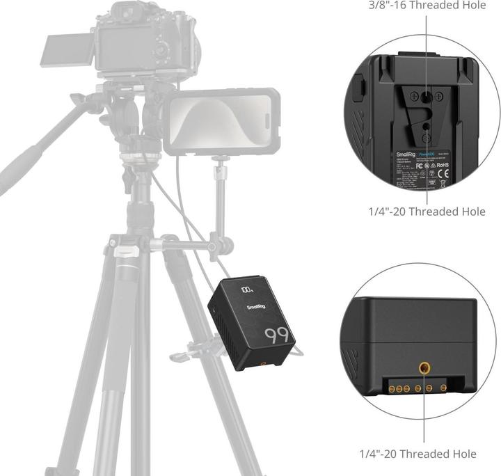Produktbild SmallRig VB99 SE mini V Mount Battery (Kamera Akku)