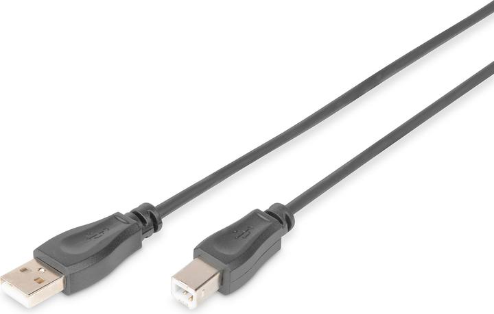 Digitus USB2.0 Anschlusskabel, 1,8m (1.80 m, USB 2.0, 2.50 W)