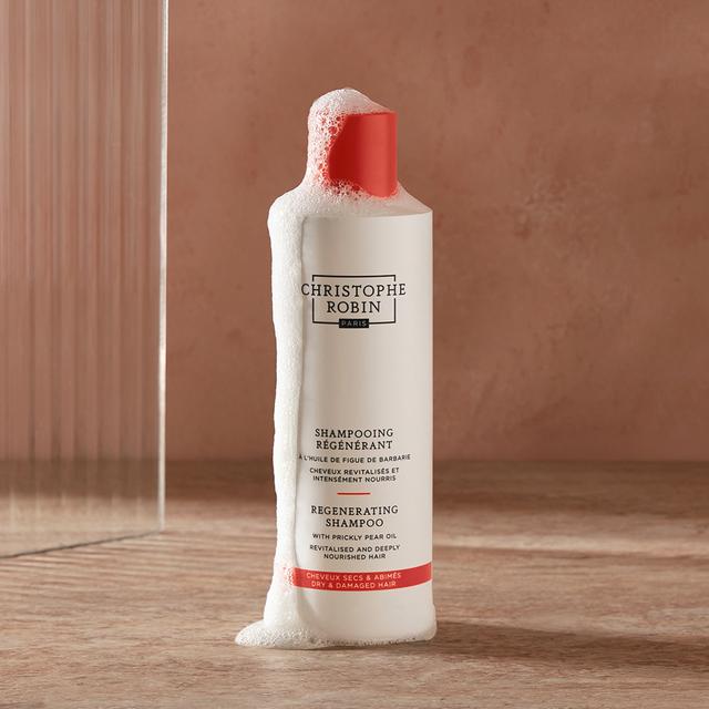 Image du produit Christophe Robin Shampooing Régénérant à l'Huile Rare de Figue de Barbarie (250 ml, Shampoing liquide)