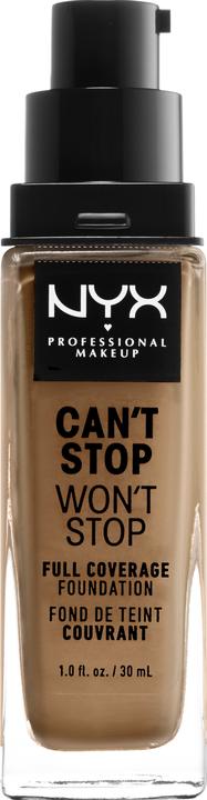 Actual product image NYX Professional Make-Up Can't Stop Won't Stop - Full Coverage Foundation Natural Tan (Natural tan)