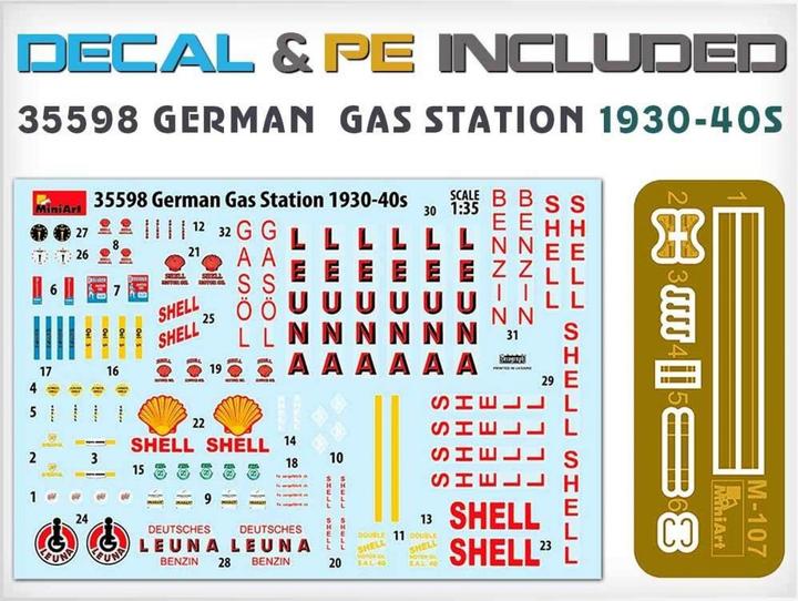Produktbild Mini art German Gas Station 1930-40s