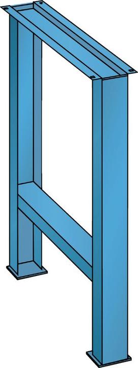 Lista Werkbankfuss J 5 - 700...1050 mm (Metall)