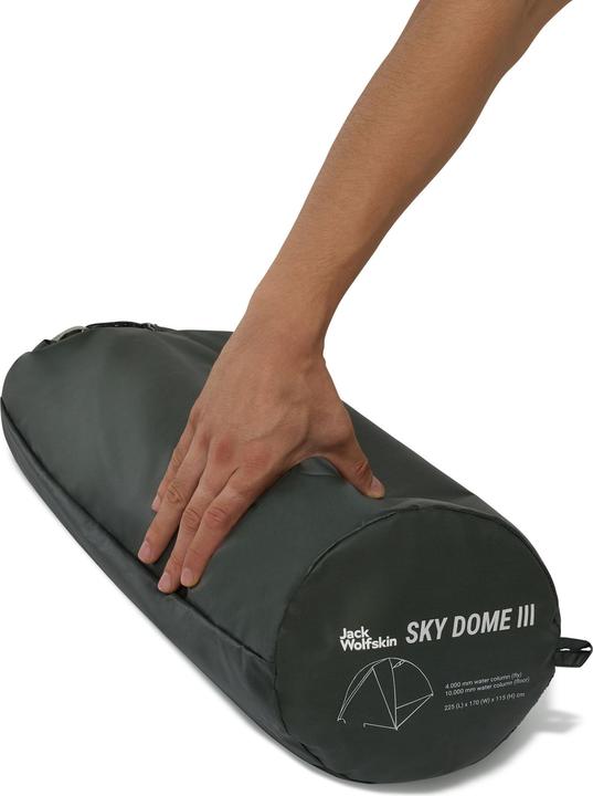 Actual product image Jack Wolfskin Sky Dome III (Dome tent, 3.47 kg, 3 persons)