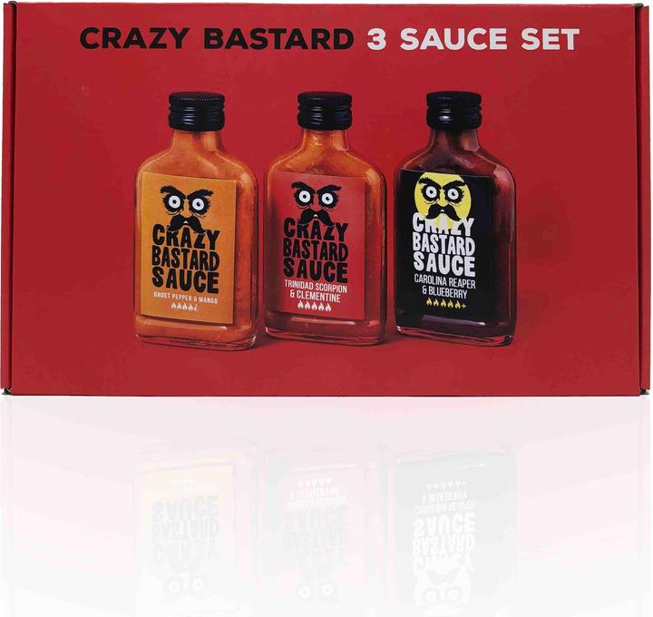 Crazy Bastard Sauce 3er-Set (860 g)