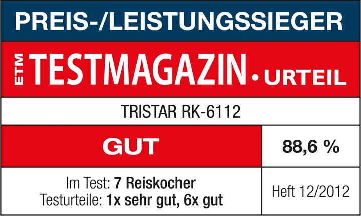 Actual product image Tristar Rk-6112