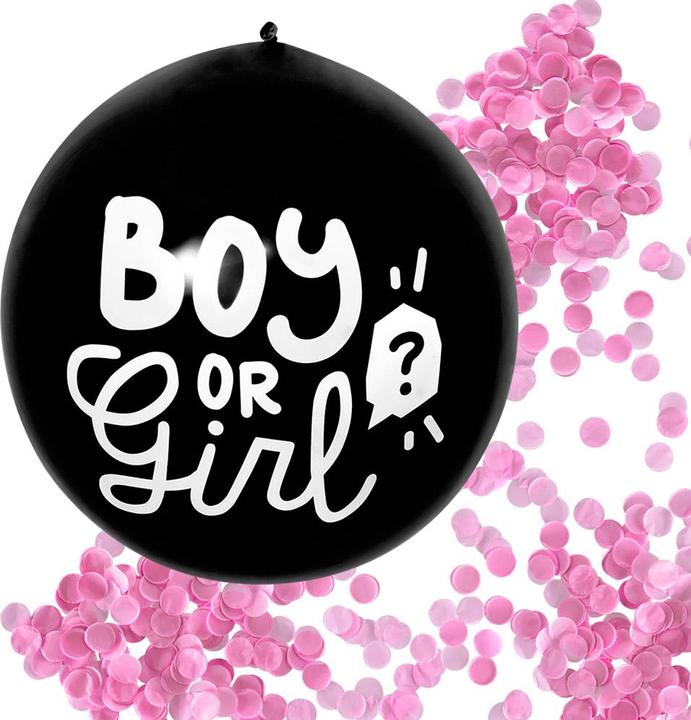 Produktbild Boland Babyshower - Girl mit Konfetti (1 x)
