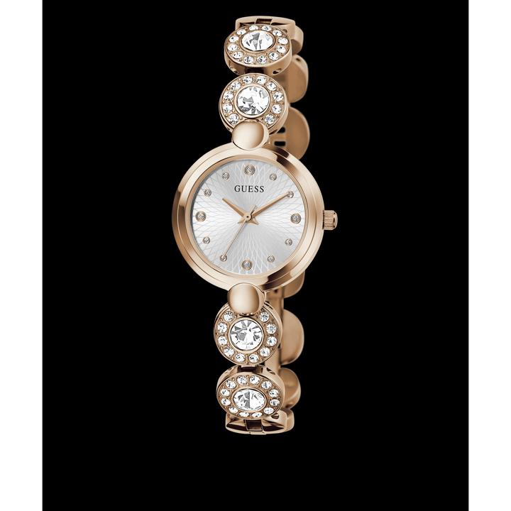 Immagine prodotto Guess P RS GLD CS / SUN SLV DL / P RS GLD BRCT W/ CRYS W/ ADJT G LINKS Orologio da polso (26 mm)