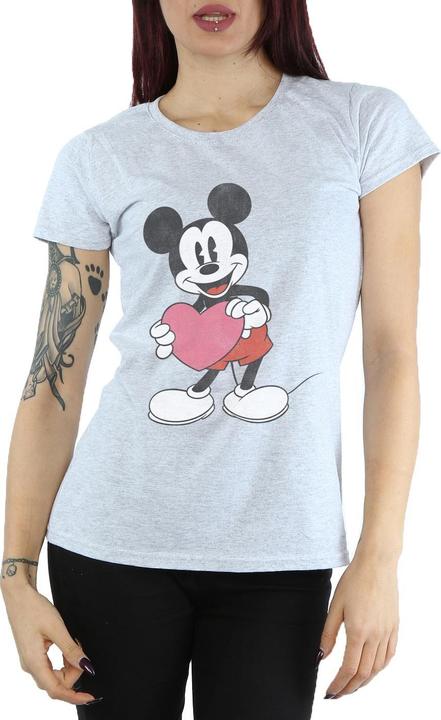 Immagine prodotto Disney Mickey Mouse Valentine Heart Maglietta Donna (XS)