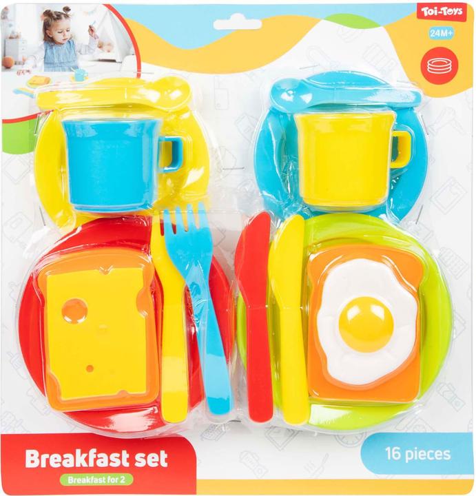 Image du produit Toi-Toys Home Food Frühstücks-Set, 16-tlg.