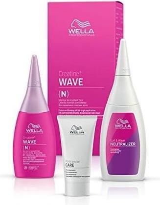 Actual product image Wella Pretreatment Perm 30ml + Creatine + Wave N / R Base 75ml + Neutralizer waves and curls W (Hair care set)