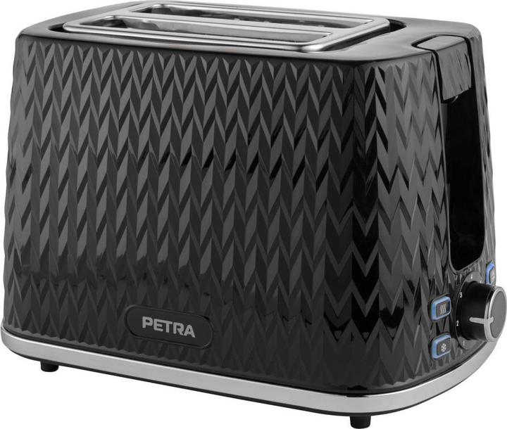 Image du produit Petra Chevron 2 Slice Toaster Black (Prise UE)