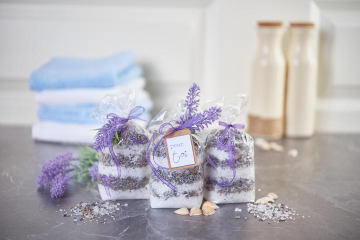Actual product image VBS Lavender Spa" bath salt set (Bath salts)