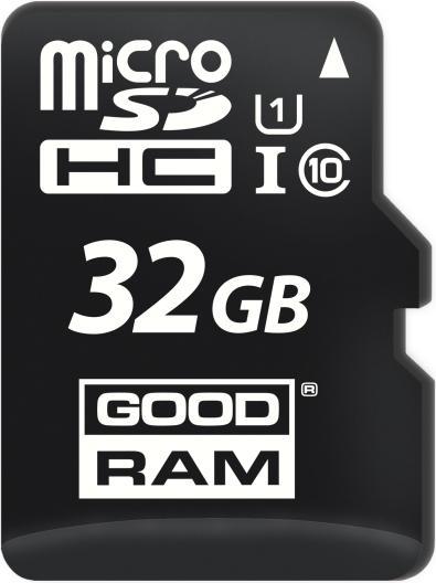 Image du produit Goodram 32GB microSD classe 10 UHS I (32 Go, microSDHC, U1, UHS-I)
