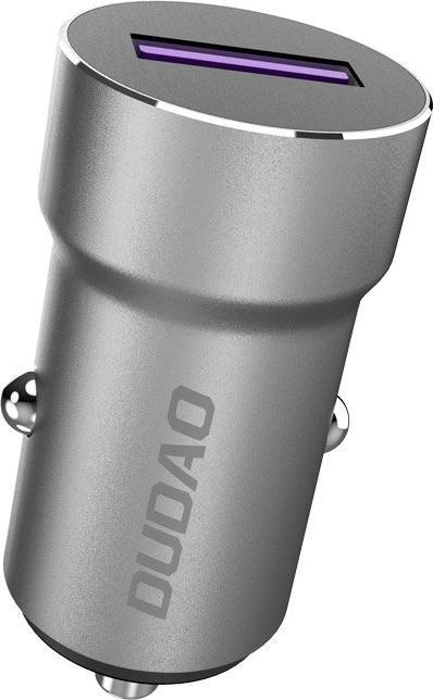 Dudao Fast USB Cigarette Lighter Car Charger 5 A 22.5 W Quick Charge 3.0 VOOC Gray (R4Pro Upgrade gr