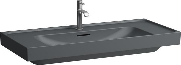 Produktbild Laufen Meda Waschtisch, unterbaufähig, 1000x460mm, Ablage beidseitig, 2 Hahnlöcher, mit Überlauf (1070 mm, 205 mm)