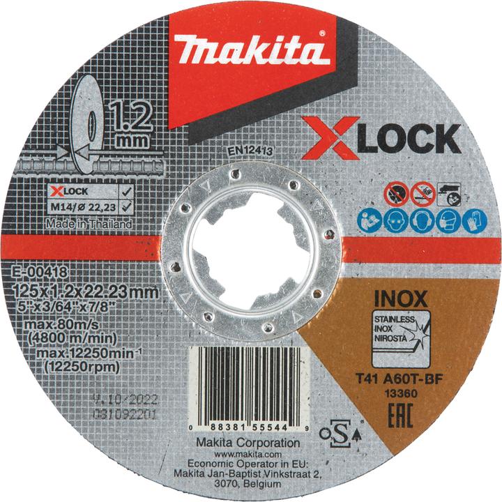 Makita Trennscheibe 125x1,2mm INOX