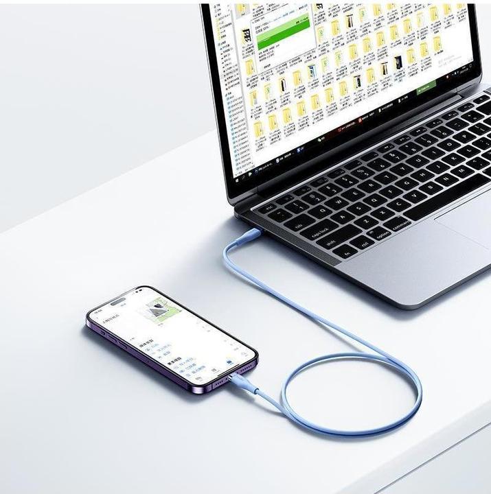 Actual product image Benks M19 Charging Cable MFI Blue (2 m)