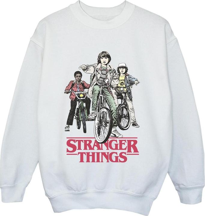 Netflix Stranger Things Retro Bikers Sweatshirt Jungen
