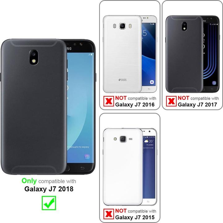 Actual product image Cadorabo Case for Samsung Galaxy J7 2018 with belt clip (Samsung Galaxy J7 2018)