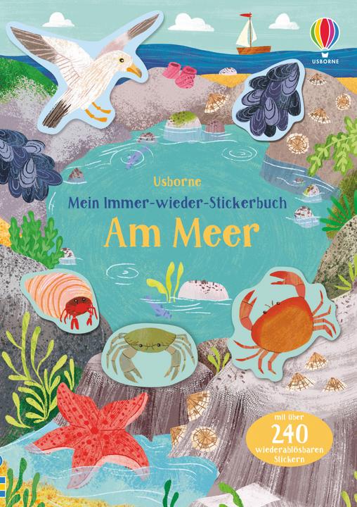 Mein Immer-wieder-Stickerbuch: Am Meer (Deutsch, Stephanie Fizer Coleman, Jessica Greenwell, 2022)
