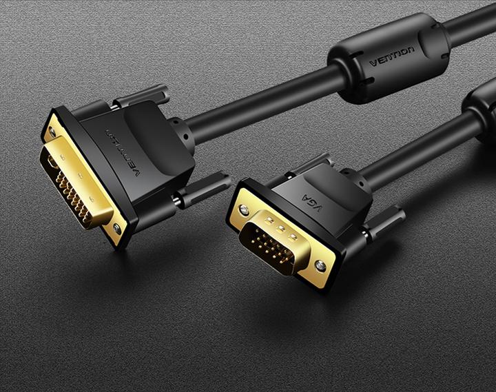 Produktbild Vention DVI(24 5) to VGA Cable 3m EACBI (Black) (3 m, DVI)