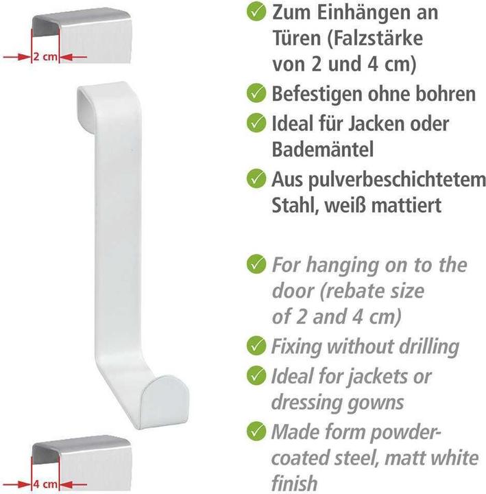 Actual product image Wenko Door coat hook