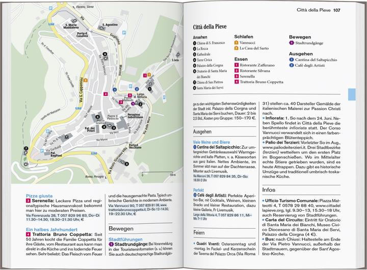 Produktbild Reise-Taschenbuch Reiseführer Umbrien (Deutsch, Julia Reichardt, Tobias Garst, 2024)