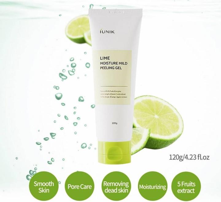 Actual product image iUNIK Lime Moisture Mild Peeling Gel (Gel, 120 ml)