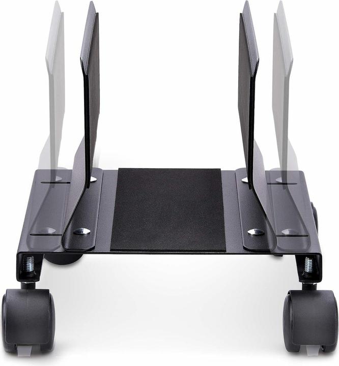Produktbild StarTech com CPUMOBILESTND, Cart CPU-Halterung, Tower, 21 kg, Schwarz, Schraube, 4 Rad/Räder