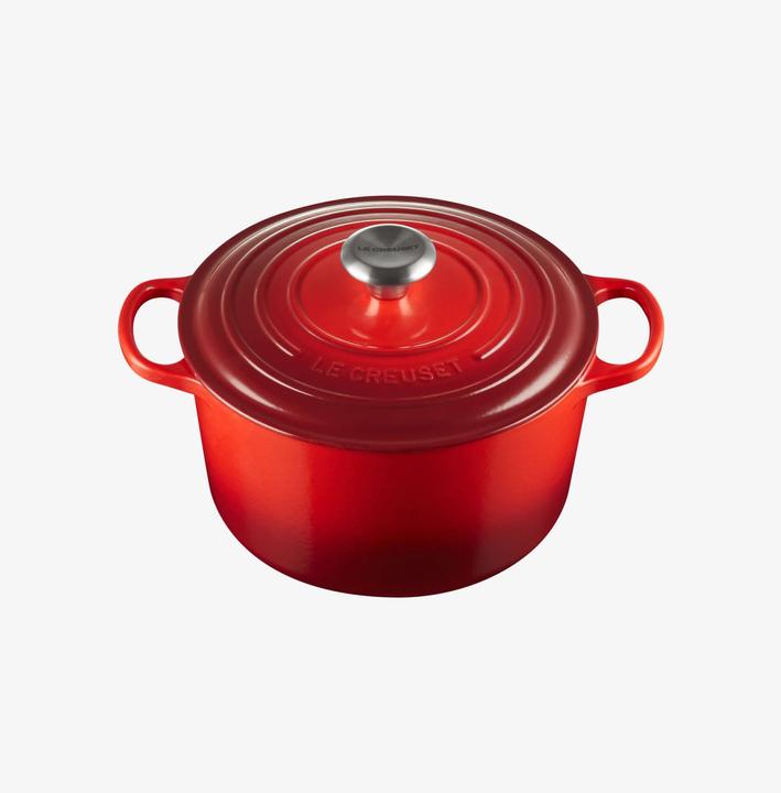Image du produit Le Creuset Casserole en fonte (24 cm, Cocotte + faitout, Fonte, Émail)