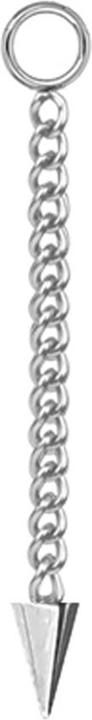 Star Piercing Anhänger silber Kette mit Anhänger Cone (Chirurgenstahl 316L, ohne Messing)