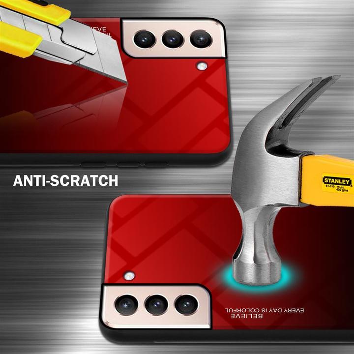 Produktbild Cadorabo TPU 2 Farben Glas Cover (Samsung Galaxy S21+)