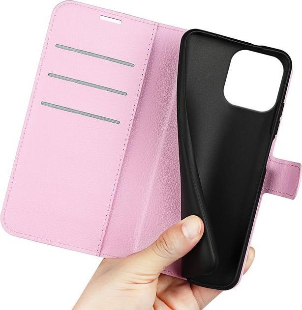 Actual product image MU Classic Litchi Leather Bookcover Series (Apple iPhone 16 Pro)