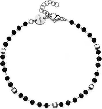 Sagapo S'Agapo Decent Ssr11 Shrine Black Beaded Bracelet