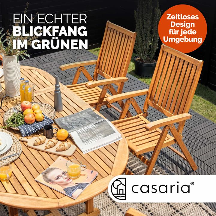 Produktbild Casaria Gartenstuhl Holz