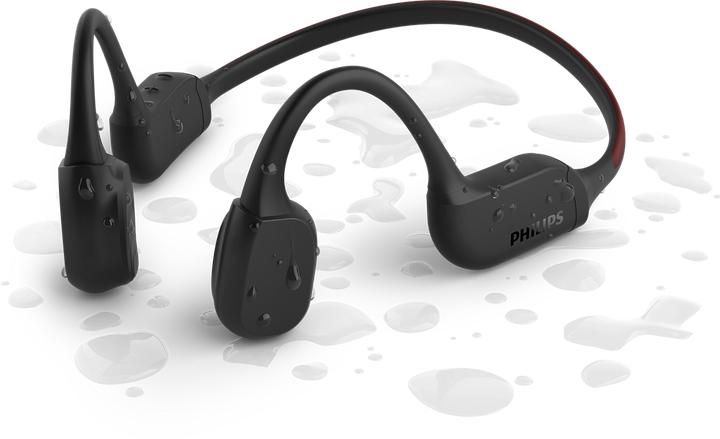Productafbeelding Philips TAA7607BK/00 Draadloze Open-Ear Sportkoptelefoon Bluetooth Zwart (Geen ruisonderdrukking, 9 h, Draadloze)