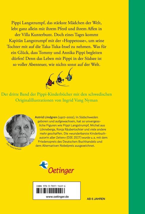 Actual product image Pippi in Taka-Tuka-Land (German, Astrid Lindgren, Cäcilie Heinig, Ingrid Vang Nyman, 2020)