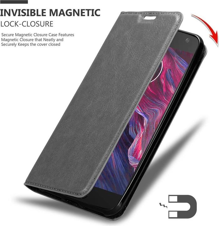 Image du produit Cadorabo Book Invis. Étui magnétique (Motorola Moto X4)