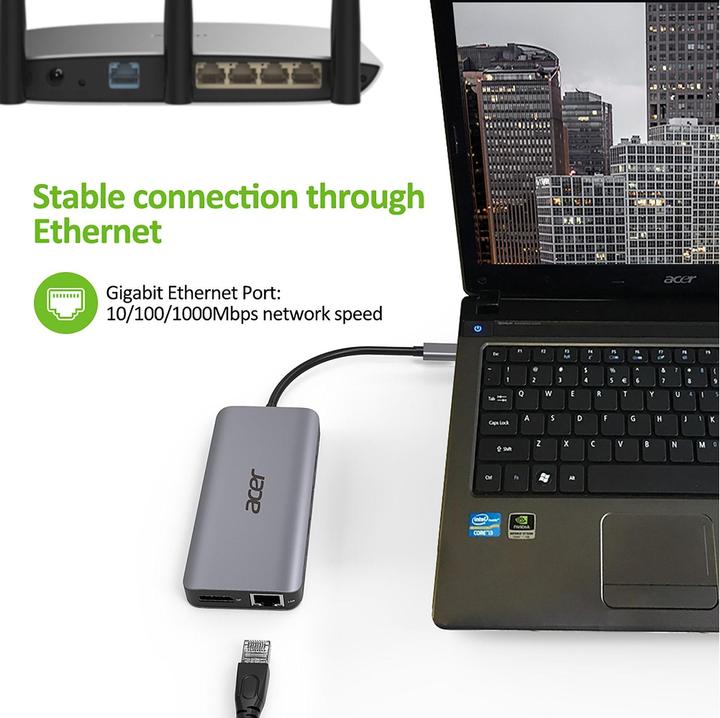 Actual product image Acer Mini (USB-C, 3 Ports)