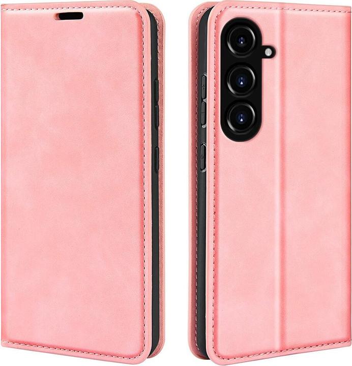 Actual product image Cover-Discount Galaxy S23 FE - Stand Flip Case Cover pink (Samsung Galaxy S23 FE)