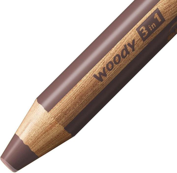 Image du produit STABILO woody 3 en 1 crayon de couleur (Marron, 1 x)